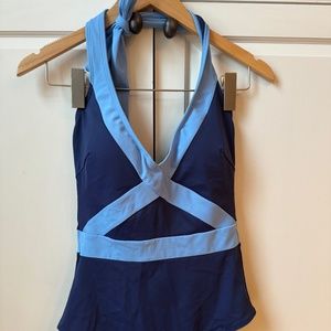 Boden Kefalonia Halterneck Swimsuit